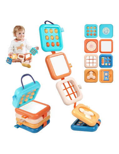 Tablero Ocupado Montessori MTTIERY 10x10 cm para Niños 18 meses