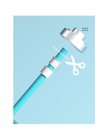 Cuerda de Salto Ajustable con Peso ASEANAO - Sin Enredos