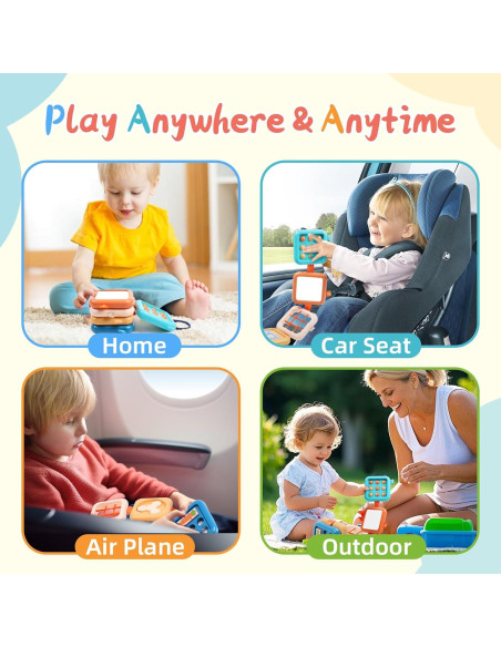 Tablero Ocupado Montessori MTTIERY 10x10 cm para Niños 18 meses