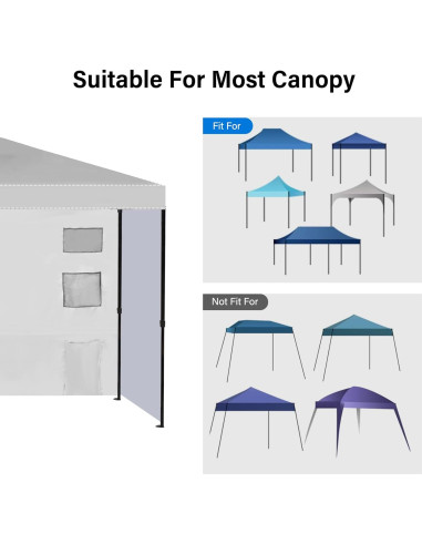 Paredes Laterales para Canopy MALOROY 3 Paneles 304.8x193 cm