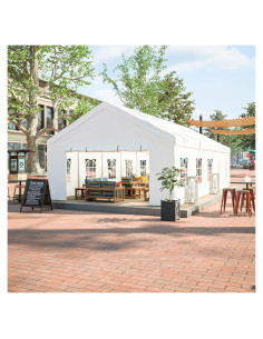 Carpa de Garaje Portátil Genérico 4.88x9.75m Impermeable