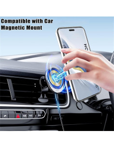 Funda Transparente Honor Magic 6 Pro con Soporte Magnético 2