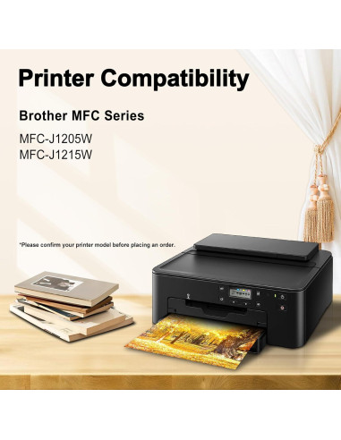 Cartuchos de tinta Miss Deer LC404 para impresora Brother 4-Pack