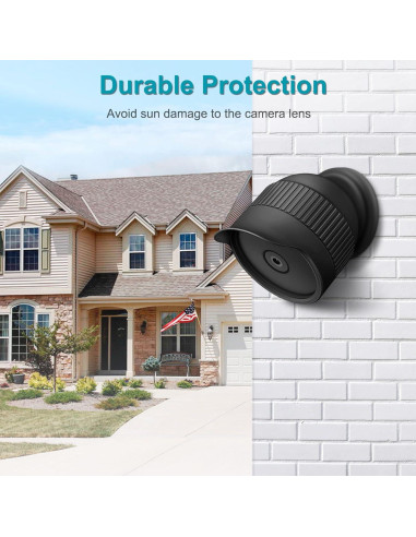 Funda de Silicona Fintie para Nest Cam Batería 2021, Negra