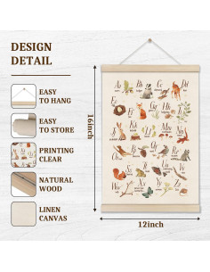 Marco de Colgar Póster DOI-LANEE 2PCS 30.5x40.6 cm Beige 2