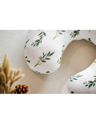 Funda de Almohada de Lactancia Little Jump - 2 Unidades Hoja de Olivo