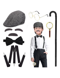 Disfraz de Viejo FAYBOX para Niños y Adultos - Peaky Blinders