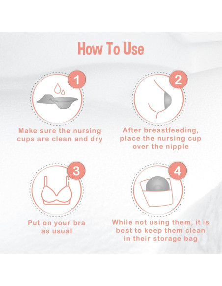 Copas de Lactancia de Plata Pura 999 - Escudos de Pezón Reutilizables