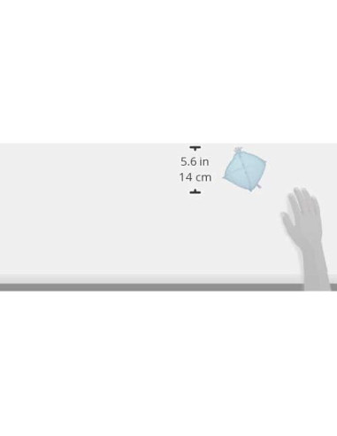 Manta de Viaje Angel Dear Cordero Azul 33x33cm Microfibra