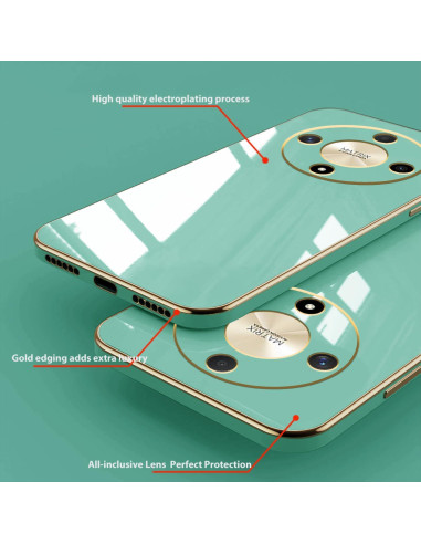 Funda Silicona TPU Honor Magic 6 Lite Verde Delgado