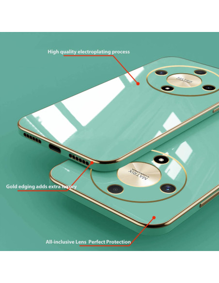 Funda Silicona TPU Honor Magic 6 Lite Verde Delgado Funda Silicona TPU Honor Magic 6 Lite Verde Delgado