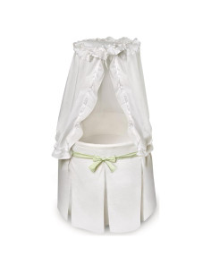 Cuna con Dosel Badger Basket Empress - Redonda Oscilante 2 en 1