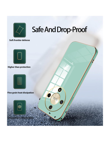 Funda Silicona TPU Honor Magic 6 Lite Verde Delgado