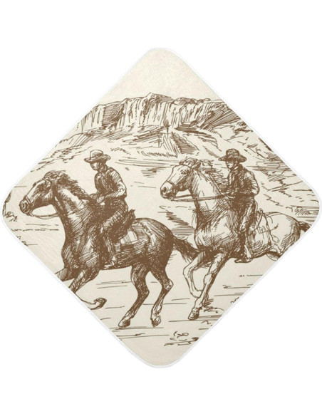 Toalla con Capucha para Bebé WELLDAY Algodón 76x76 cm