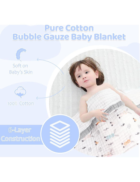 Toalla de Baño para Bebés ICKEYOU 109x109 cm Rosa Algodón