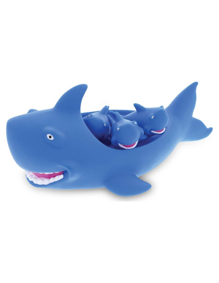 Juego de Juguetes de Baño Dollibu - Tiburón Azul y Tortugas Juego de Juguetes de Baño Dollibu - Tiburón Azul y Tortugas