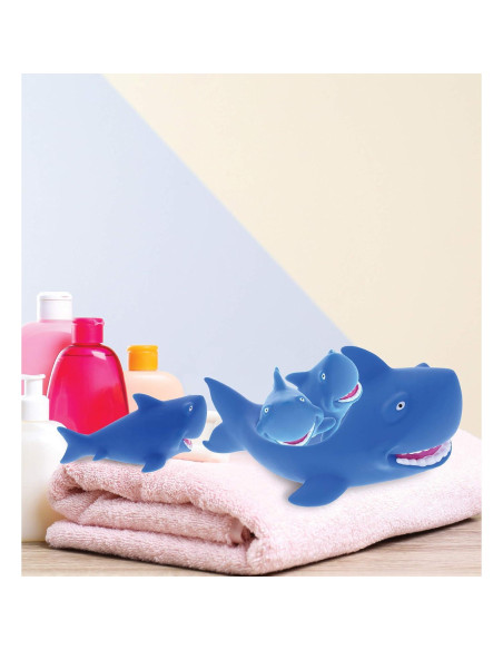 Juego de Juguetes de Baño Dollibu - Tiburón Azul y Tortugas Juego de Juguetes de Baño Dollibu - Tiburón Azul y Tortugas