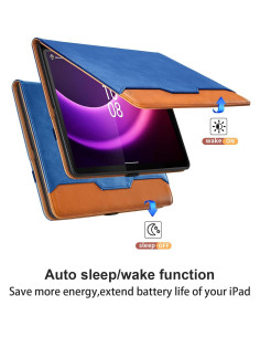 Funda de Cuero PU para Lenovo Tab P11 Gen 2 11.5" Azul 2