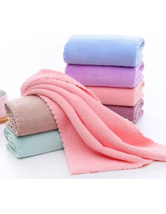 Juego de Toallas de Microfibra SAOYOAS - 5 Piezas 75x35cm 2