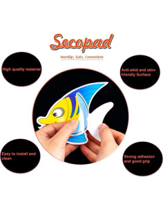 Pegatinas Antideslizantes Secopad para Bañera 18 Piezas Marinas 2