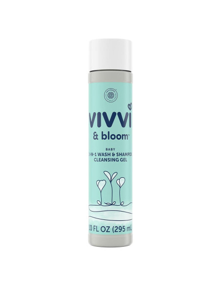 Gel Limpiador 2-en-1 para Bebés Vivvi & Bloom 295 ml Gel Limpiador 2-en-1 para Bebés Vivvi & Bloom 295 ml