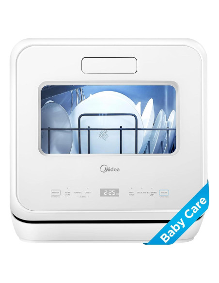 Lavavajillas Portátil Midea MDC17P4CWW 5L Cuidado Bebé Lavavajillas Portátil Midea MDC17P4CWW 5L Cuidado Bebé