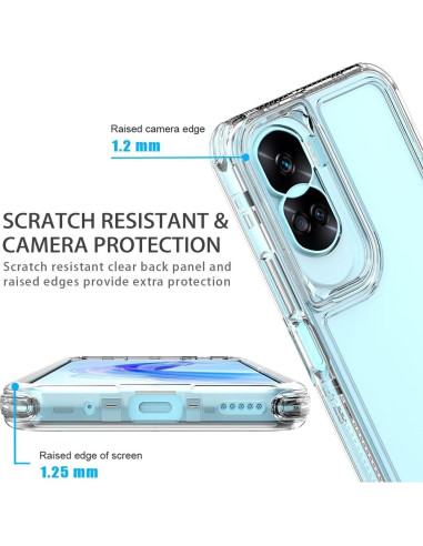 Funda Honor 90 Lite 5G Transparente con Protector de Pantalla