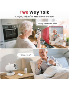 Monitor de Video para Ancianos CallToU con Cámara y SOS 2