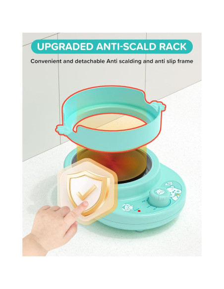 Juego de Cocina Real para Niños Gotoofun - 14 Piezas Verde