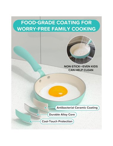 Juego de Cocina Real para Niños Gotoofun - 14 Piezas Verde