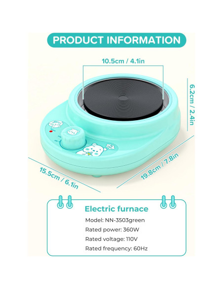 Juego de Cocina Real para Niños Gotoofun - 14 Piezas Verde