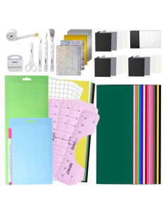 Kit de Accesorios Cricut Joy HAWERSI - Vinilo, Herramientas y Más
