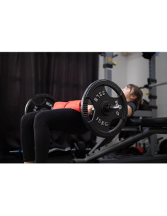 Abrazaderas de Barra Greententljs 1" Amarillo - Par de Clips de Pesas 2