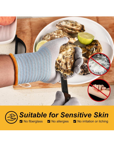 Guantes de Corte Grado Alimenticio DINOPRO A4 Talla M