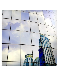 Película para Ventanas BDF Plata 5 - 76.2cm x 3.66m, Privacidad Diurna