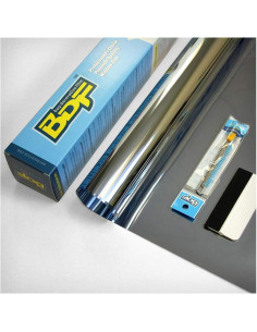 Película para Ventanas BDF Plata 5 - 76.2cm x 3.66m, Privacidad Diurna 2