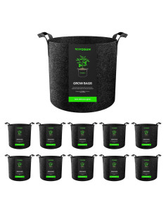 Bolsas de Cultivo VIVOSUN 10-Pack 11.36L Tela Reforzada