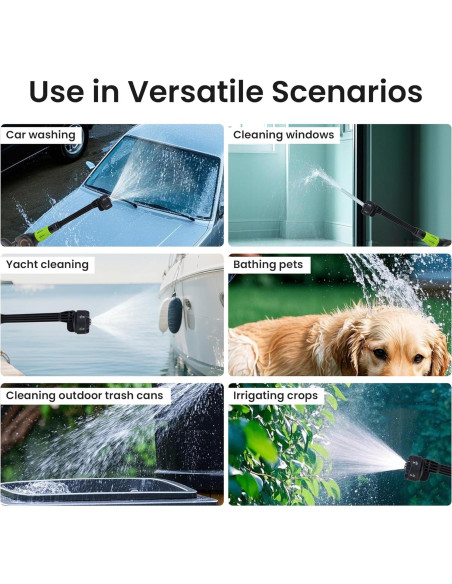 Lavadora a Presión Inalámbrica NYEONHRT 1100 PSI 8.0Ah Lavadora a Presión Inalámbrica NYEONHRT 1100 PSI 8.0Ah
