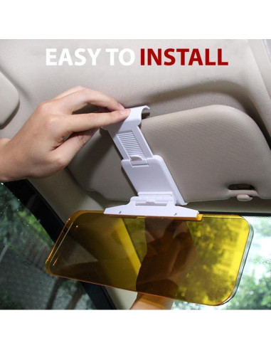 Extensor de Visera de Sol KUJOBUY para Coche Sedán - Protección UV