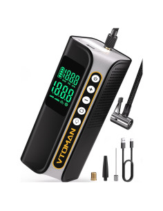 Compresor de Aire Portátil VTOMAN X6 Pro 160 PSI con Luz LED