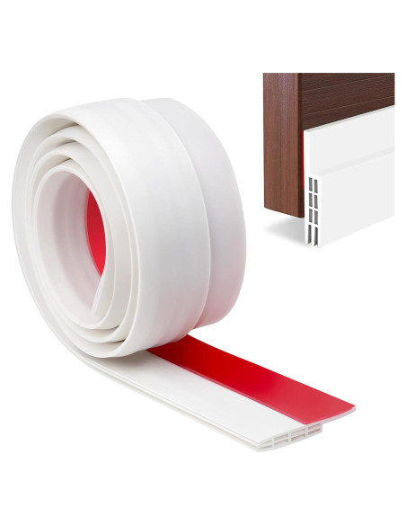 Sello de Puerta Aislante YOUSHARES 99 cm Blanco - Excluidor de Corrientes