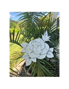 Vinilo Decorativo DCentral Rosa Grabado 20x30 cm Reutilizable