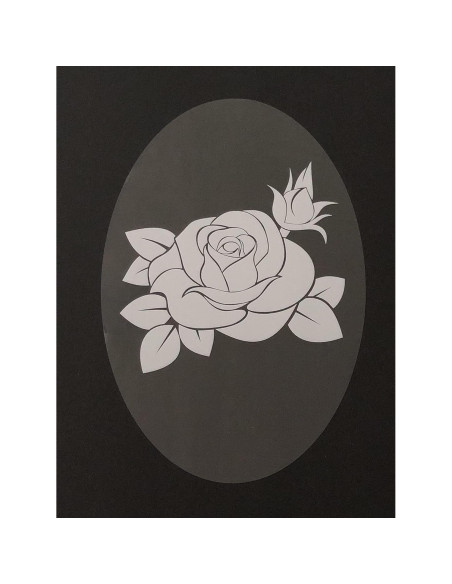 Vinilo Decorativo DCentral Rosa Grabado 20x30 cm Reutilizable Vinilo Decorativo DCentral Rosa Grabado 20x30 cm Reutilizable