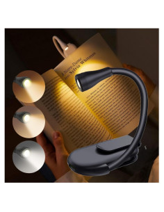 Luz de Lectura LED Riyuu Recargable con Clip Flexible 360