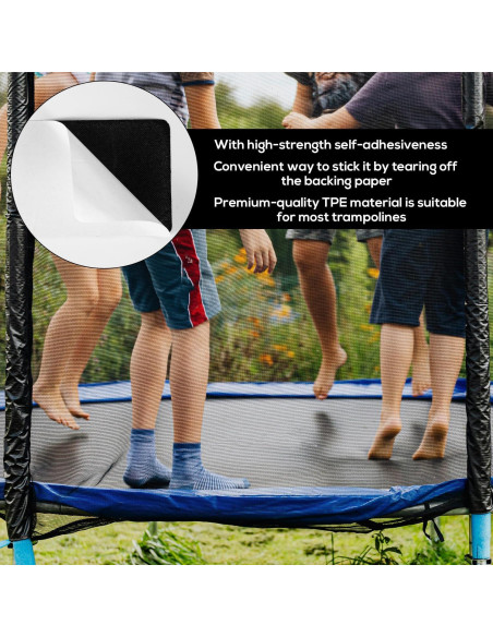 Kit de Reparación de Trampolín Tinoaly 6 Piezas Autoadhesivas