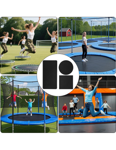 Kit de Reparación de Trampolín Tinoaly 6 Piezas Autoadhesivas