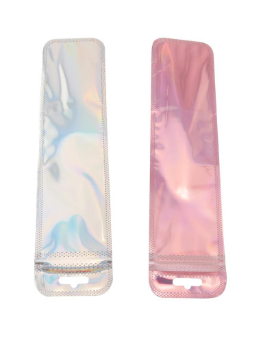 100 Bolsas Holográficas Reutilizables 21.8x5.6 cm Pro Bamboo