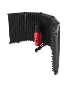 Escudo de Aislamiento de Micrófono YOUSHARES 5 Paneles Acústicos