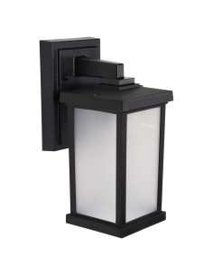 Luz de Pared de Seguridad Exterior Solus - Sensor Movimiento, Negro