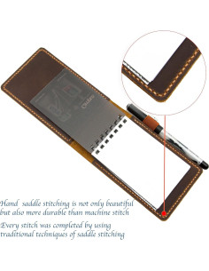 Cubierta de Cuaderno de Cuero Genuino Rite In The Rain 3x5" 2